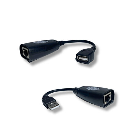 USB Rj 45 50 Metre Uzatma Kablosu Extender