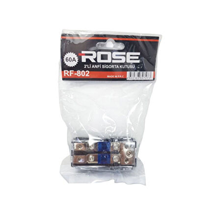 ROSE Oto Anfi 2Lİ Sigorta Kutusu 60A RF-802