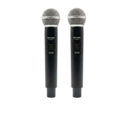 Rose R-702EE UHF Telsiz El+El Mikrofonu 2li