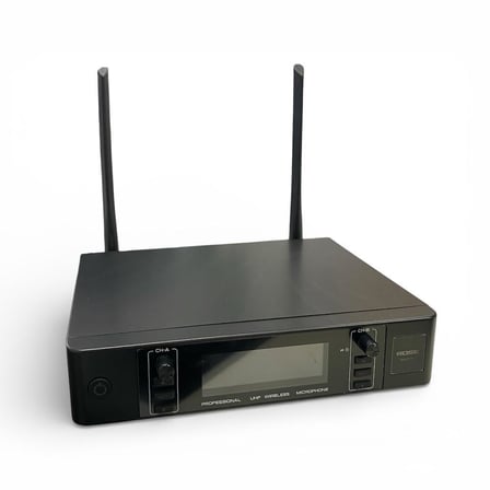 Rose RW-211YY UHF 2Li Telsiz Yaka+Yaka Mikrofon 2x100 Kanallı