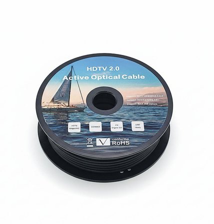 Taplin 4K 60Hz Destekli Fiber Optik 2.0 HDMI Kablo - 30Metre