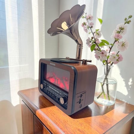 Rose SP-450 Nostaljik Radyo Bluetooth/USB/SD Kart Girişli Şömine Efektli