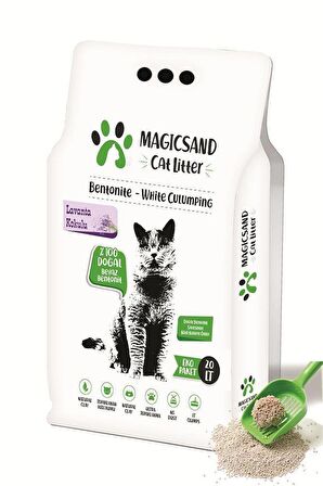 Magicsand Cat Litter Lavanta kokulu Kedi Kumu 20 lt İnce Taneli