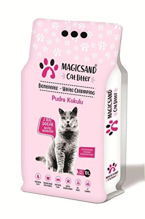 MAGİCSAND CAT LİTTER BEBE PUDRALI KEDİ KUMU İNCE TANELİ 10 LT