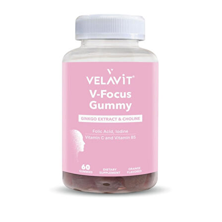 Velavit V-Focus Gummy 60 Gummies 