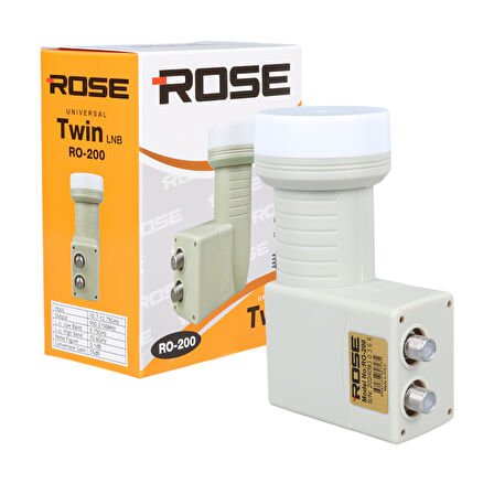 Rose RO-200 Universal Twin Çiftli Lnb 0.1db