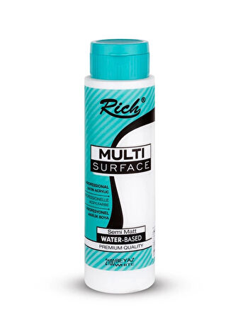 Rich Multi Surface Beyaz Akrilik Boya 500 cc