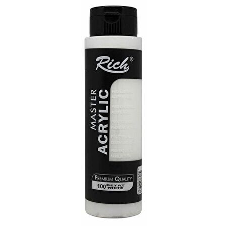 Rich Master Akrilik Boya 500ml 100 Beyaz