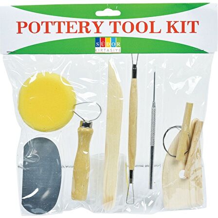 Rich Seramik Başlangıç Seti 8 Parça (Pottery Tool Kıt)