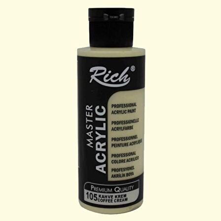 Rich Master Akrilik Boya 120ml 105 Coffe Cream