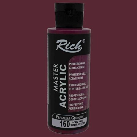 Rich Master Akrilik Boya 120ml 160 Vişne