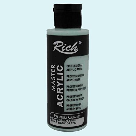 Rich Master Akrilik Boya 120ml 187 Bebek Yeşil