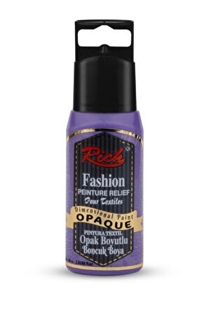 Rich Boyutlu Boncuk Boya 60cc Opak Mor