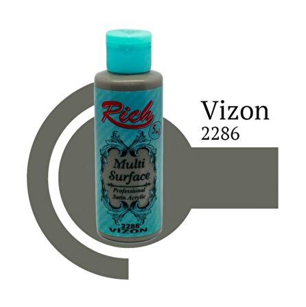 Rich Multi Surface Akrilik Boya 120ml 2286 Vizon