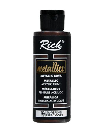 Rich Metalik Akrilik Boya Kahverengi 120ml