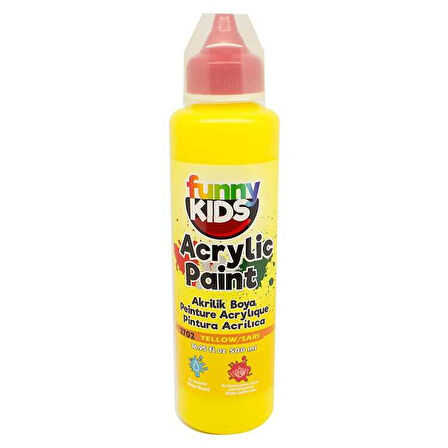 Rich Funny Kids 500ml Akrilik Boya Sarı