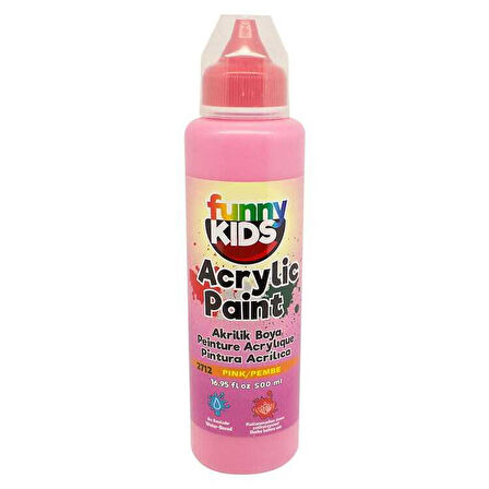 Rich Funny Kids 500ml Akrilik Boya Pembe