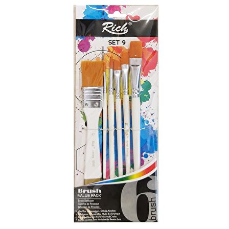 Rich Karma Fırça Seti Keep Smile 6lı Set-9