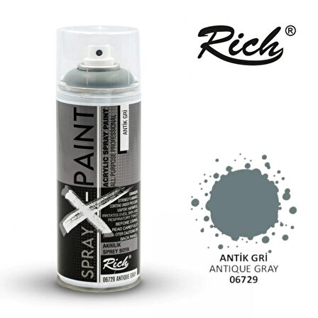 X Paınt Sprey Boya 400 Ml Antik Gri