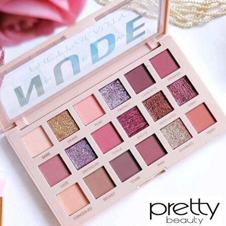 Pretty Beauty New Nude Far Paleti 18Li