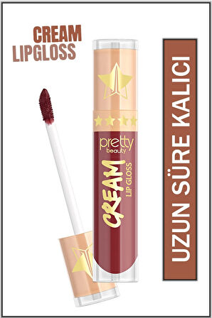 Hızlı Teslimat Başarılı Satıcı Pretty Beauty Cream Lipgloss & Uzun Süre Kalıcı Likit Ruj