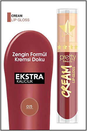 Hızlı Teslimat Başarılı Satıcı Pretty Beauty Cream Lipgloss & Uzun Süre Kalıcı Likit Ruj