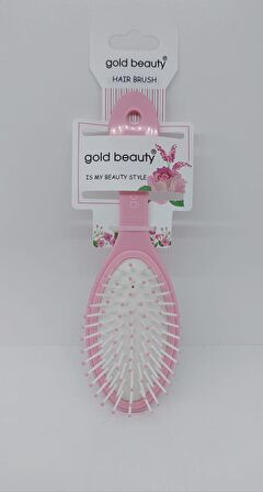 GOLD BEAUTY HAIR BRUSH PEMBE Çocuk TARAĞI İKONLU