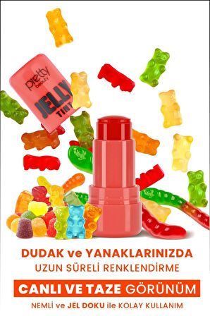 Pretty Beauty Jelly Tint Dudak ve Yanak Renklendirici Allık