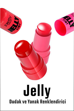 Pretty Beauty Jelly Tint Dudak ve Yanak Renklendirici Allık