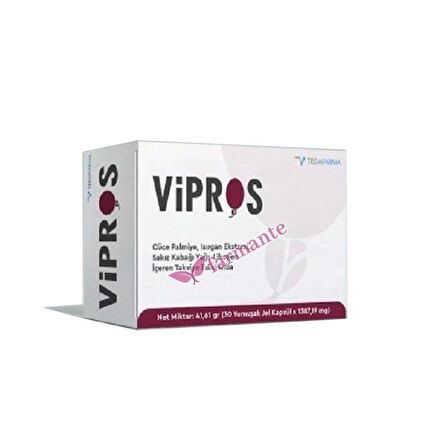 Vipros 30 Yumuşak Jel Kapsül