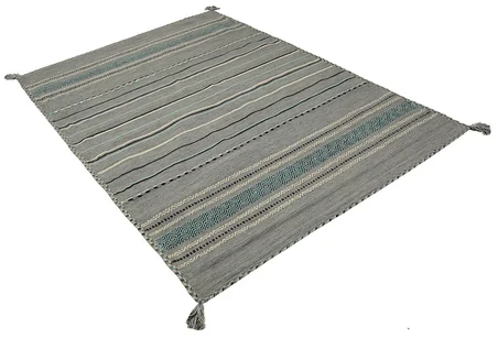 Trb-03 İskandinav Açık gri El Dokuma Kilim