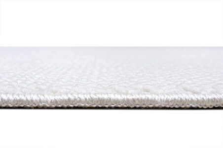 Nairobi Beyaz Salon Yolluk Koridor Yumuşak Dokulu Halı