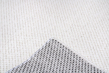 Nairobi Beyaz Salon Yolluk Koridor Yumuşak Dokulu Halı