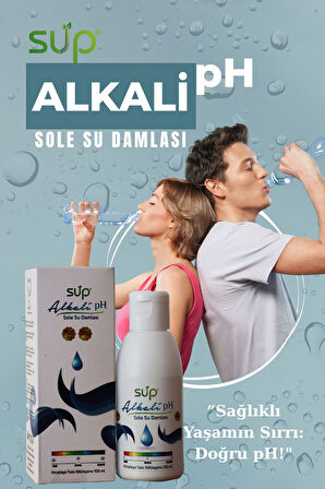 SUP ALKALİ SU DAMLASI 100 ML – SUYA PH DESTEĞİ SAĞLAYAN KONSANTRE TAKVİYE