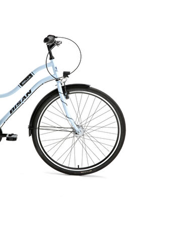 BİSAN BELLA ŞEHİR BİSİKLETİ 34 CM V 24 JANT 3 VİTES BUZ MAVİ SİYAH