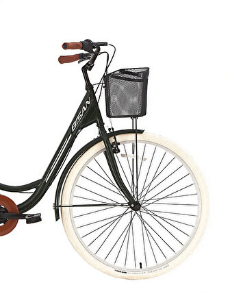 BİSAN SORRENTO-S ŞEHİR BİSİKLETİ 44 CM V 28 JANT 7 VİTES YEŞİL SİLVER