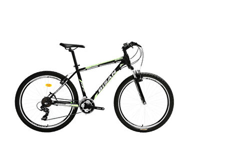 Bisan MTX 7050 V Fren 21 Vites 27,5 Jant Dağ Bisikleti Siyah Sarı 19 Kadro