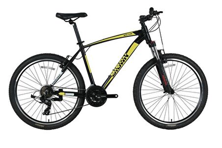 BİSAN MTX 7100 ERKEK DAĞ BİSİKLETİ 48CM V 27.5 JANT 21 VİTES MAT SİYAH SARI