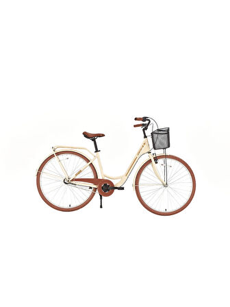 BİSAN SORRENTO ŞEHİR BİSİKLETİ 44 CM V 26 JANT 3 VİTES KREM GOLD