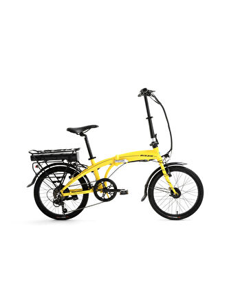 BİSAN PRİME ELEKTRİKLİ KATLANIR BİSİKLET 32 CM V 20 JANT 7 VİTES CAT SARI SİYAH