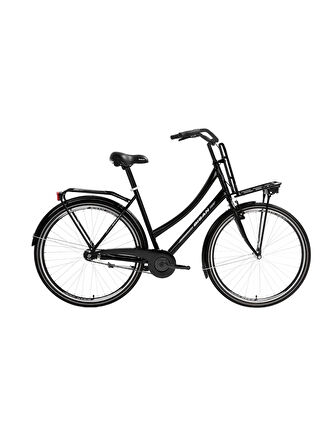 BİSAN FLUANTE C ŞEHİR BİSİKLETİ 52 CM KONTRA FREN 700C 1 VİTES SİYAH SİLVER