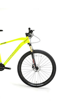 Bisan MTX 7500 HD Fren 18 Vites 27,5 Jant Dağ Bisikleti Neon Sarı Beyaz 43 Kadro