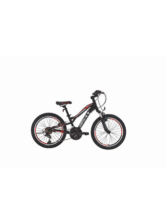 BİSAN BUFFALO ÇOCUK BİSİKLETİ 30 CM V 24 JANT 18 VİTES MAT SİYAH KIRMIZI