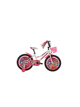 Ella Çocuk Bisikleti 30 Cm V Fren 20 Jant Vitessiz Beyaz Pembe