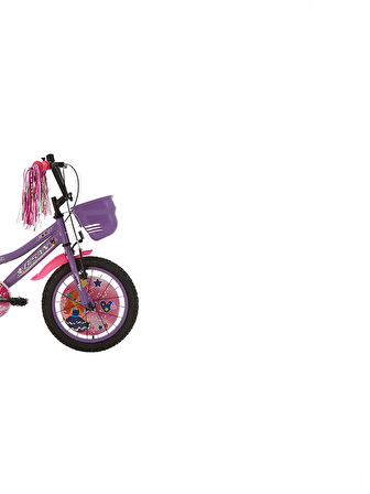 Maggie Çocuk Bisikleti 26 Cm V Fren 16 Jant Vitessiz Lila Beyaz