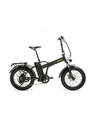 BİSAN E-FOLDING F2  ELEKTRİKLİ KATLANIR BİSİKLET 43 CM DİSK FREN 20 JANT 7 VİTES METALİK GRİ GRİ