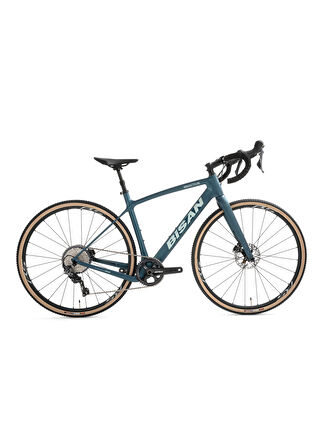 BİSAN REACTİVE YOL BİSİKLETİ 51,5 CM DİSK FREN 700C JANT 11 VİTES MAT PETROL YEŞİLİ KREM