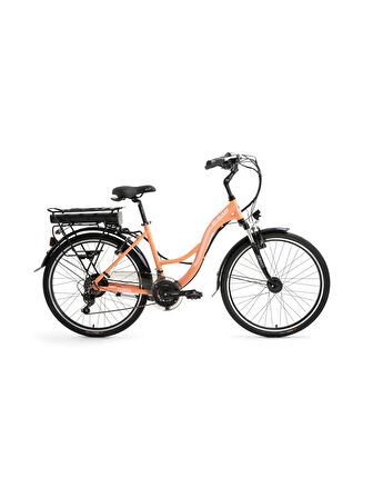 BİSAN FLORİDA ELEKTRİKLİ BİSİKLET 43 CM V 26 JANT 21 VİTES MERCAN BEYAZ