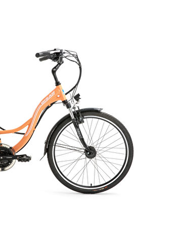 BİSAN FLORİDA ELEKTRİKLİ BİSİKLET 43 CM V 26 JANT 21 VİTES MERCAN BEYAZ