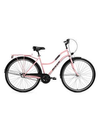 BİSAN BELLA ŞEHİR BİSİKLETİ 42 CM V 26 JANT 3 VİTES PUDRA PEMBE SİYAH